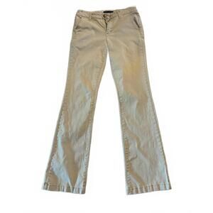 Size 4 Regular Aeropostale Khaki Bootcut Classic Uniform Trouser Pants